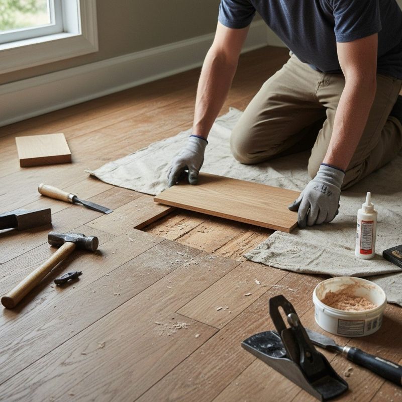 Local Wood Floor Repair pros at work